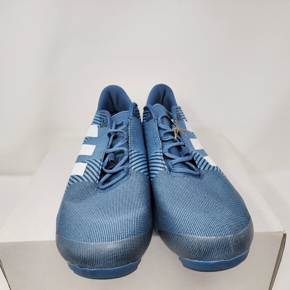 Adidas The Road Shoe Cycling Shoes Men SZ 12 Womens 13 Cleats White Blue GW5327 - Picture 3 of 10